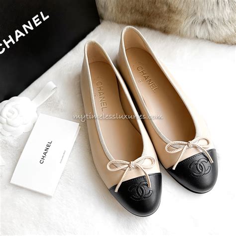 chanel ballet slipper|chanel slippers for women.